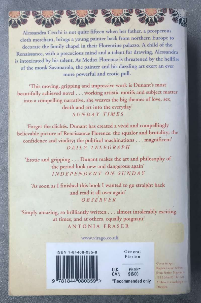 The Birth of Venus by Sarah Dunant [Paperback: Good]