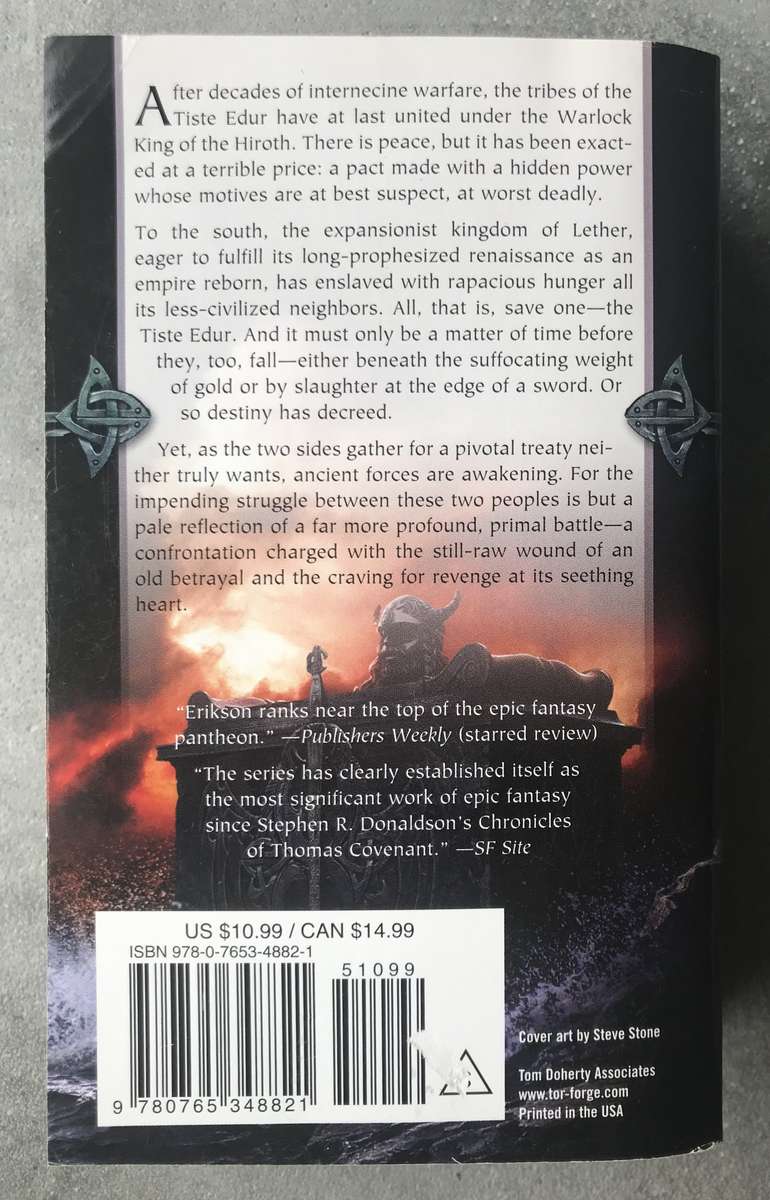 Midnight Tides (Malazan Book of the Fallen #5) by Steven Erikson [Paperback: Excellent]