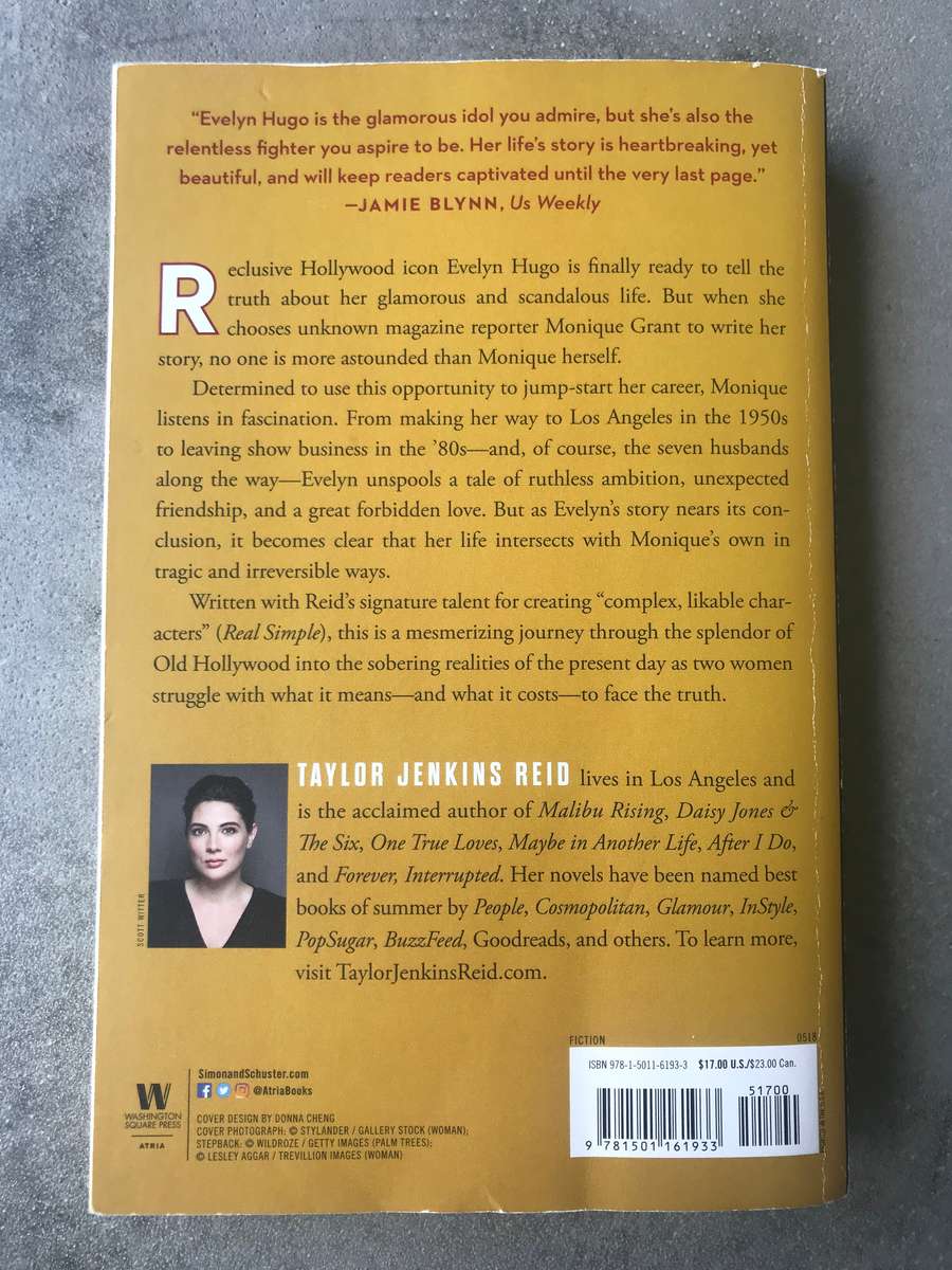 The Seven Husbands of Evelyn Hugo by Taylor Jenkins Reid [Paperback: Good]