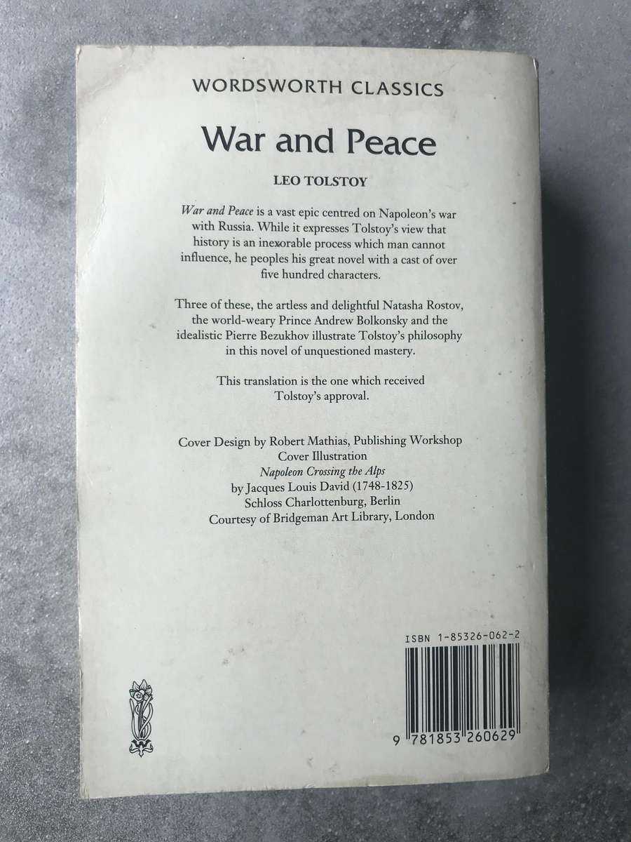 War and Peace by Leo Tolstoy [Paperback: Average]