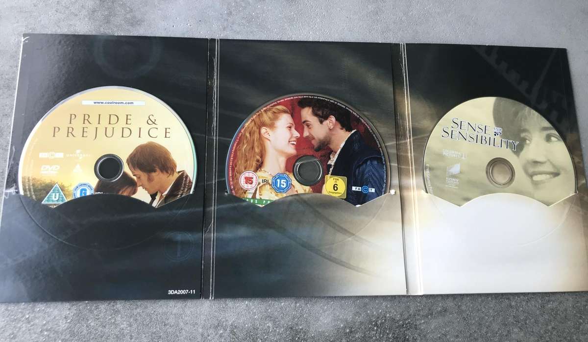 Pride & Prejudice / Shakespeare in Love / Sense & Sensibility [3 DVD]