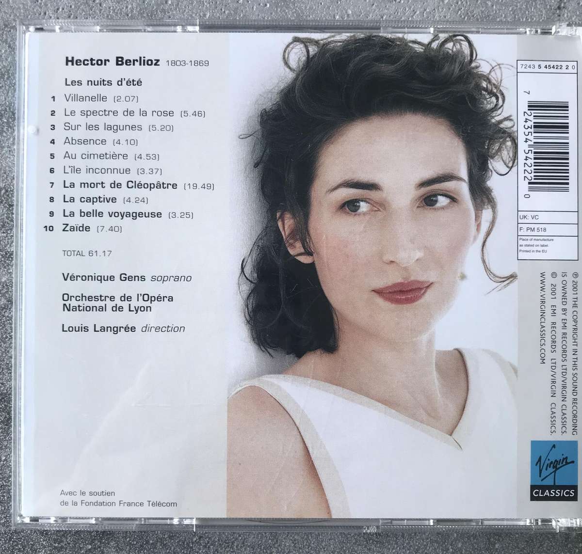 Berlioz: Les Nuits d'été / La mort de Cléopâtre [CD]