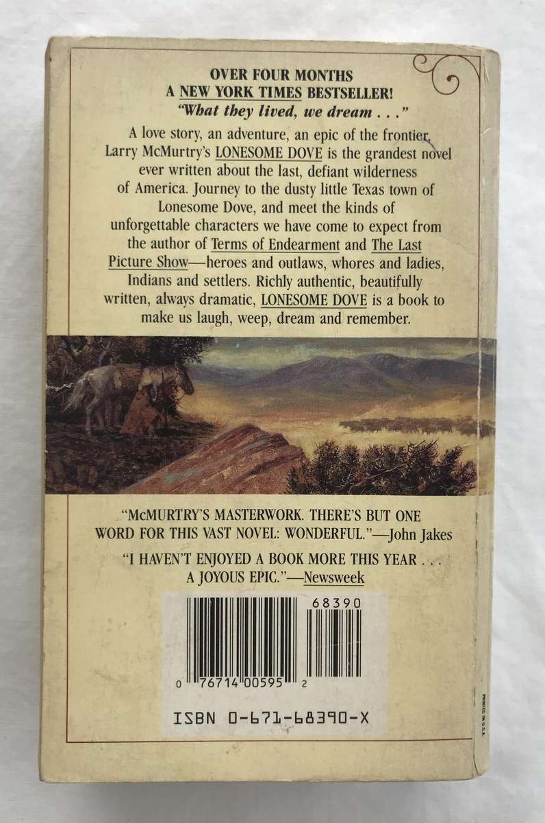Lonesome Dove by Larry McMurtry [Paperback: Average]