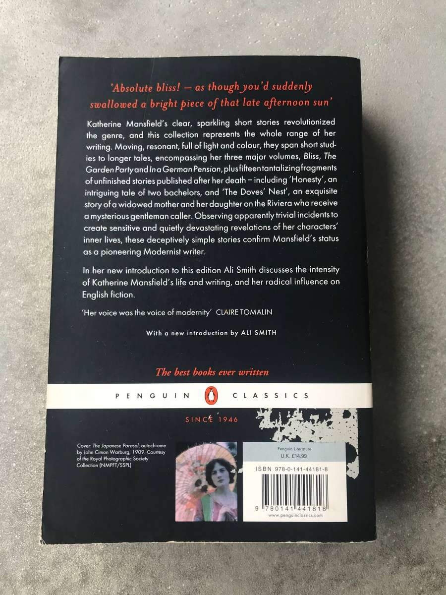 The Collected Stories by Katherine Mansfield [Paperback: Very Good]