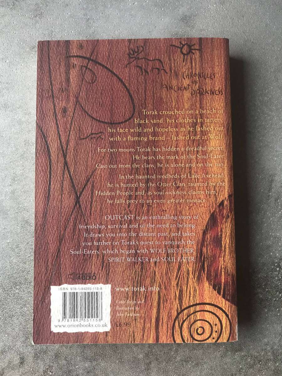 Outcast (Chronicles of Ancient Darkness #4) by Michelle Paver [Paperback: Good]