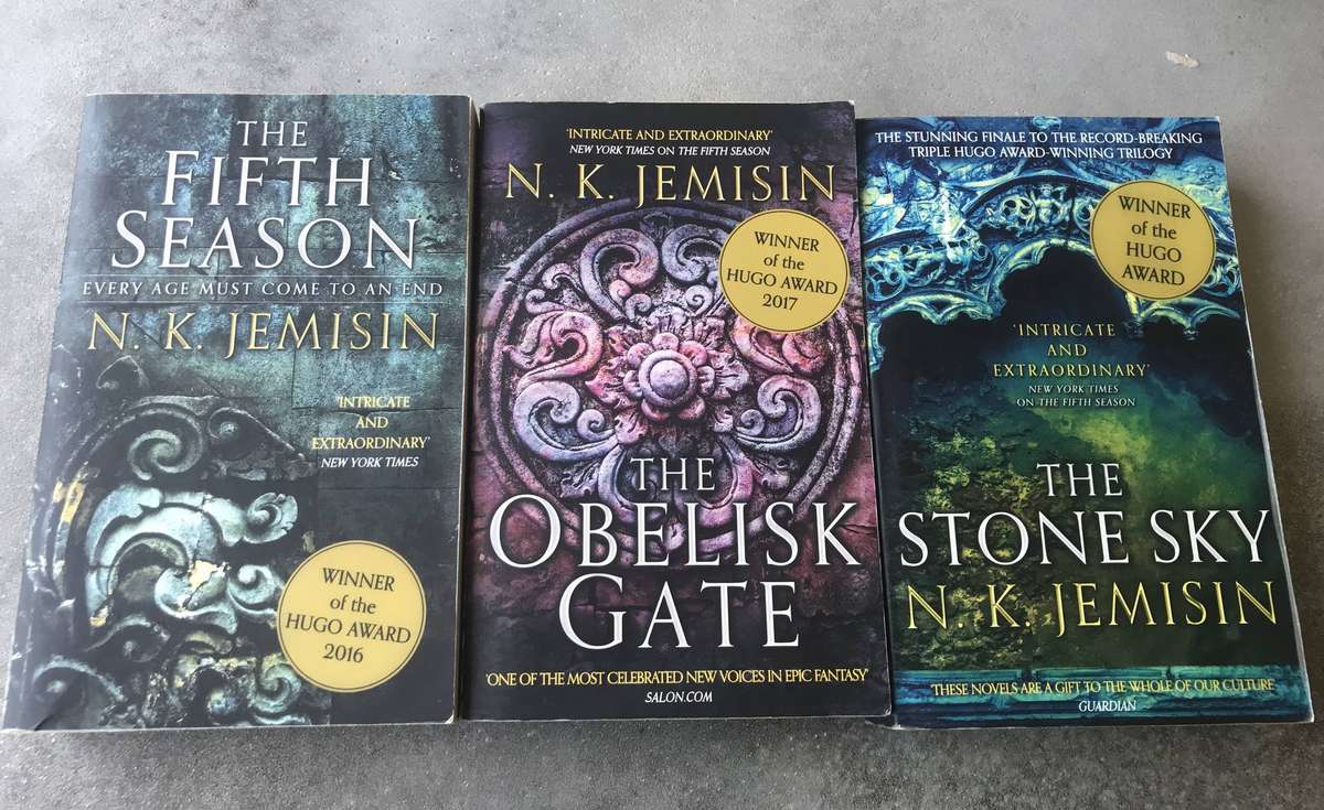 The Broken Earth Trilogy by N.K. Jemisin [Paperbacks x 3: Excellent]