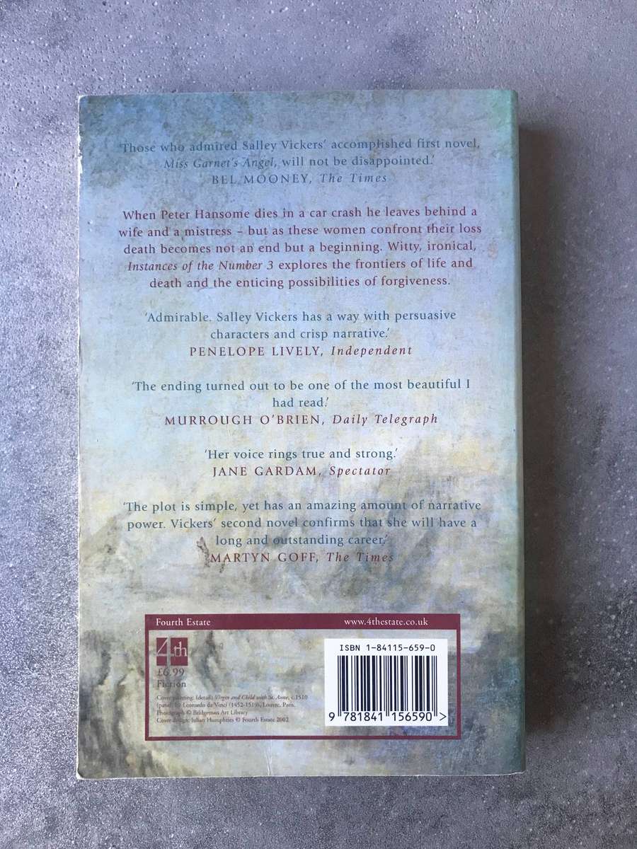 Instances of the Number 3 by Salley Vickers [Paperback: Good]