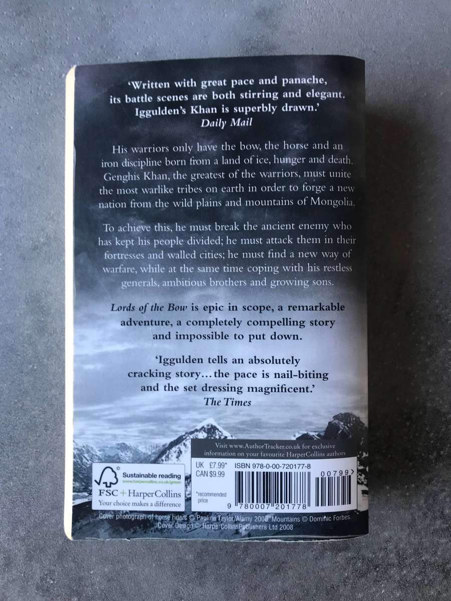 Lords of the Bow (Conqueror #2) by Conn Iggulden [Paperback: Good]