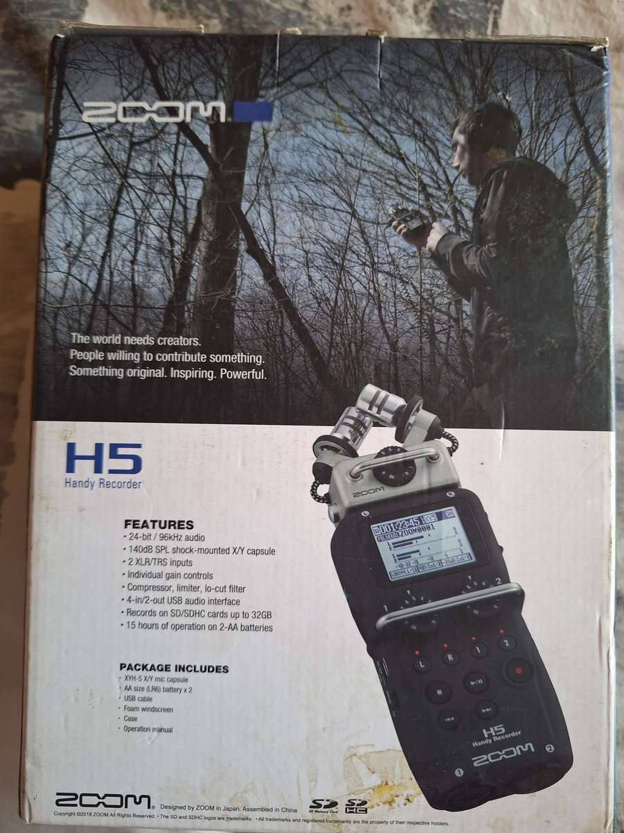 Zoom H5 Four-track Portable Recorder