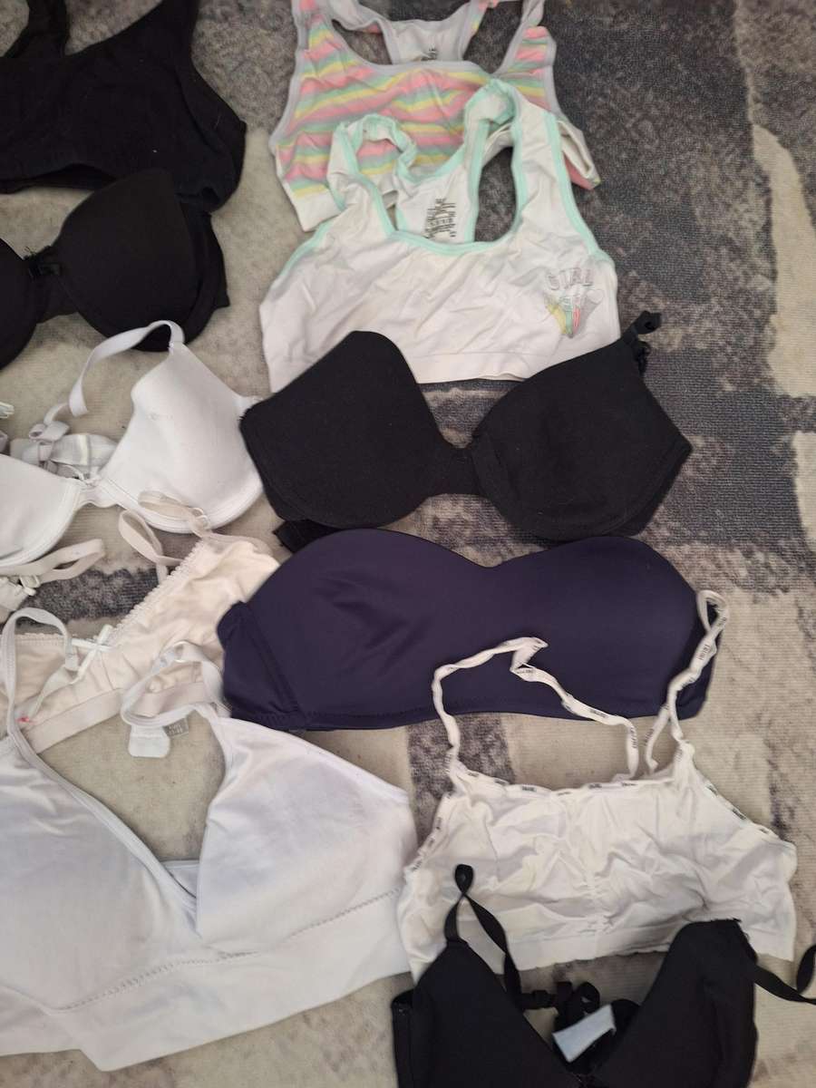 Lot of 17 training Bras