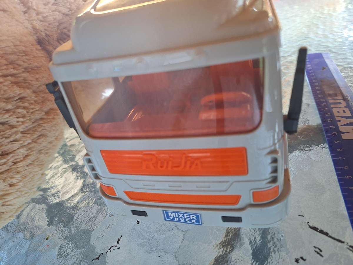 Large super tanker truck