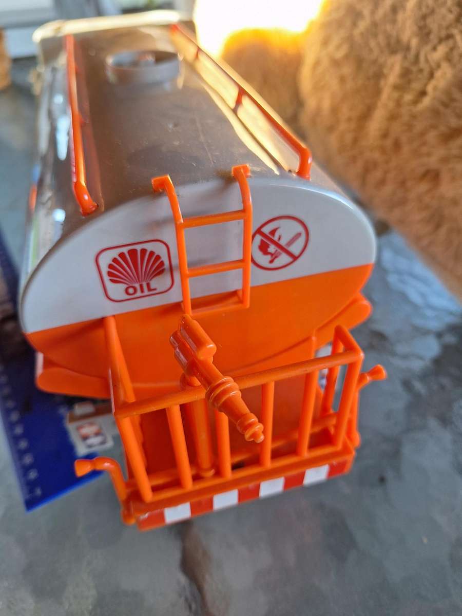 Large super tanker truck