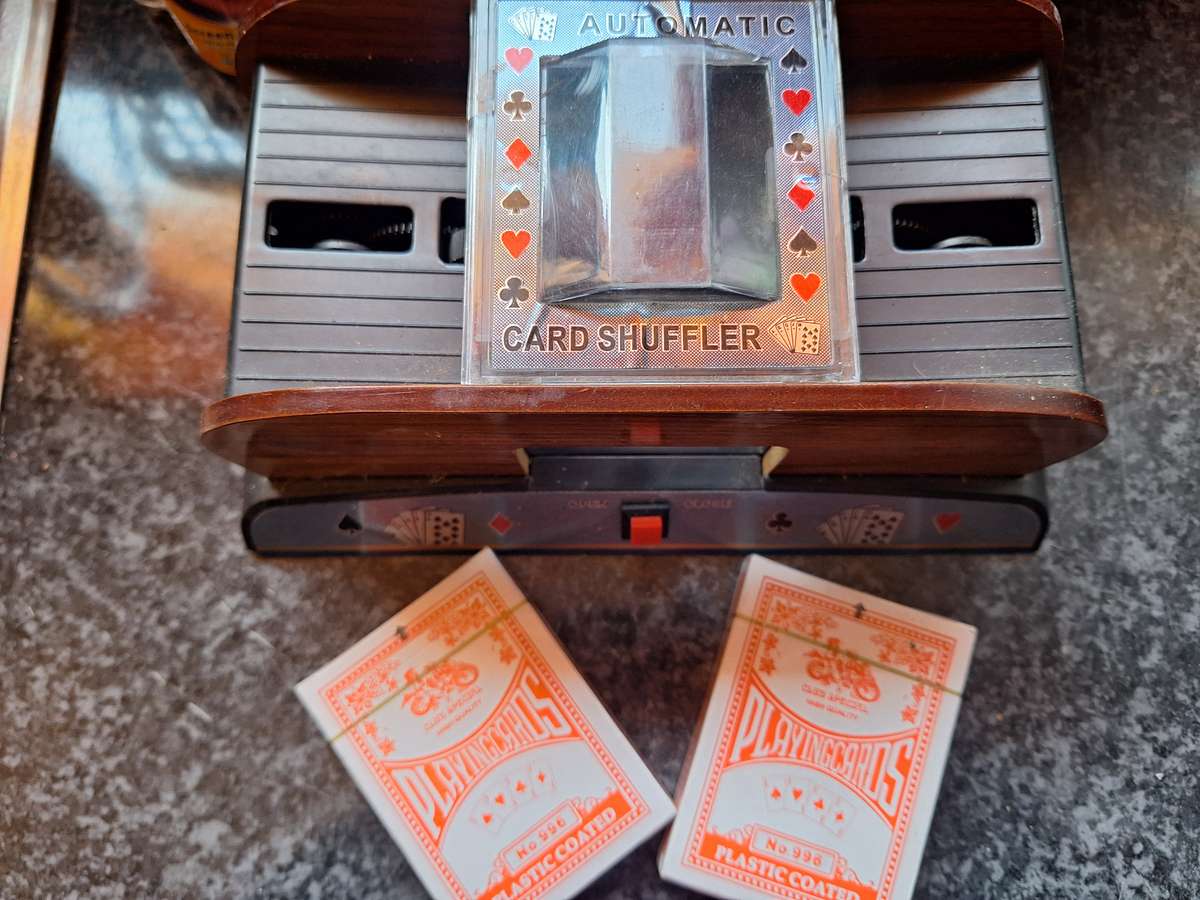 Automatic Card Shuffler and 2 decks of cards