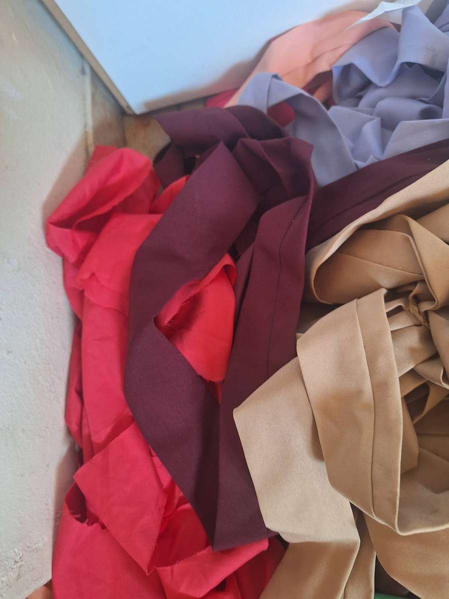 Box full of Fabric