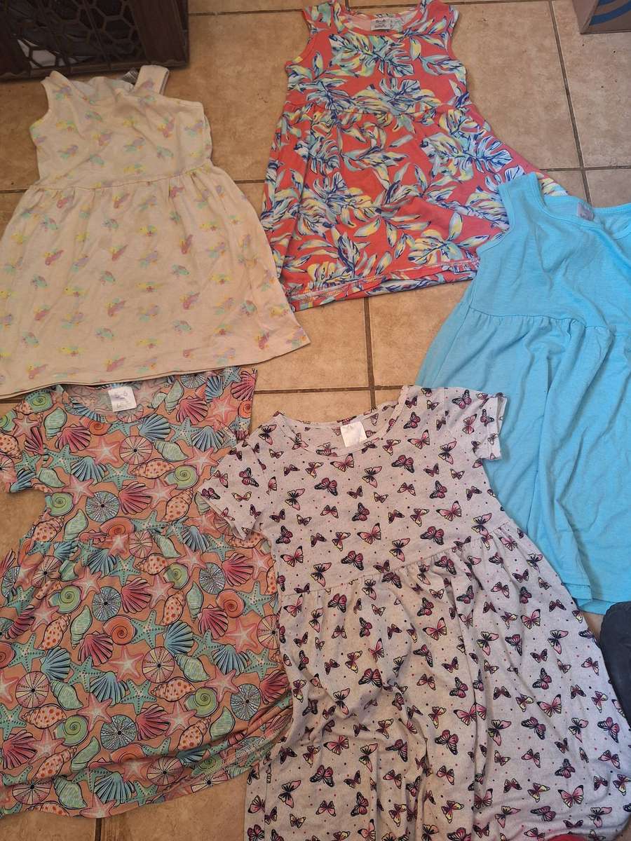 5 x Girl Summer Dress Combo. Size 5-6