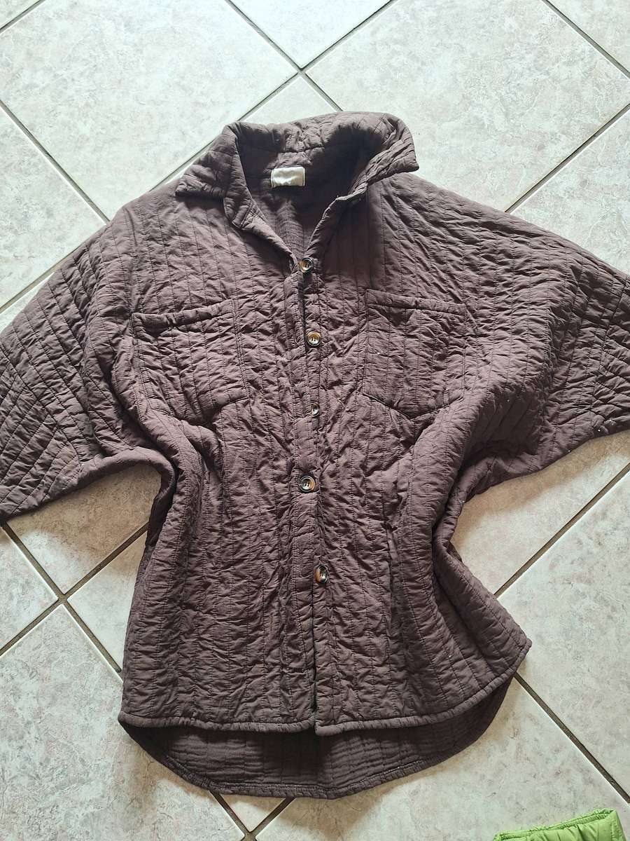 Brown ladies puffer Jacket -Size Xl