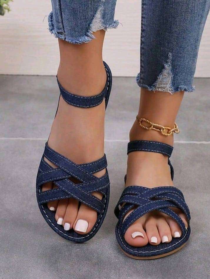 Beautiful Jean Sandals