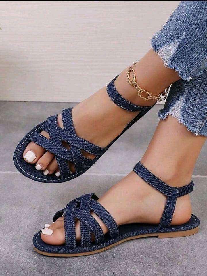 Beautiful Jean Sandals