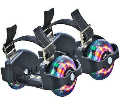 Wheely shoe strap-ons