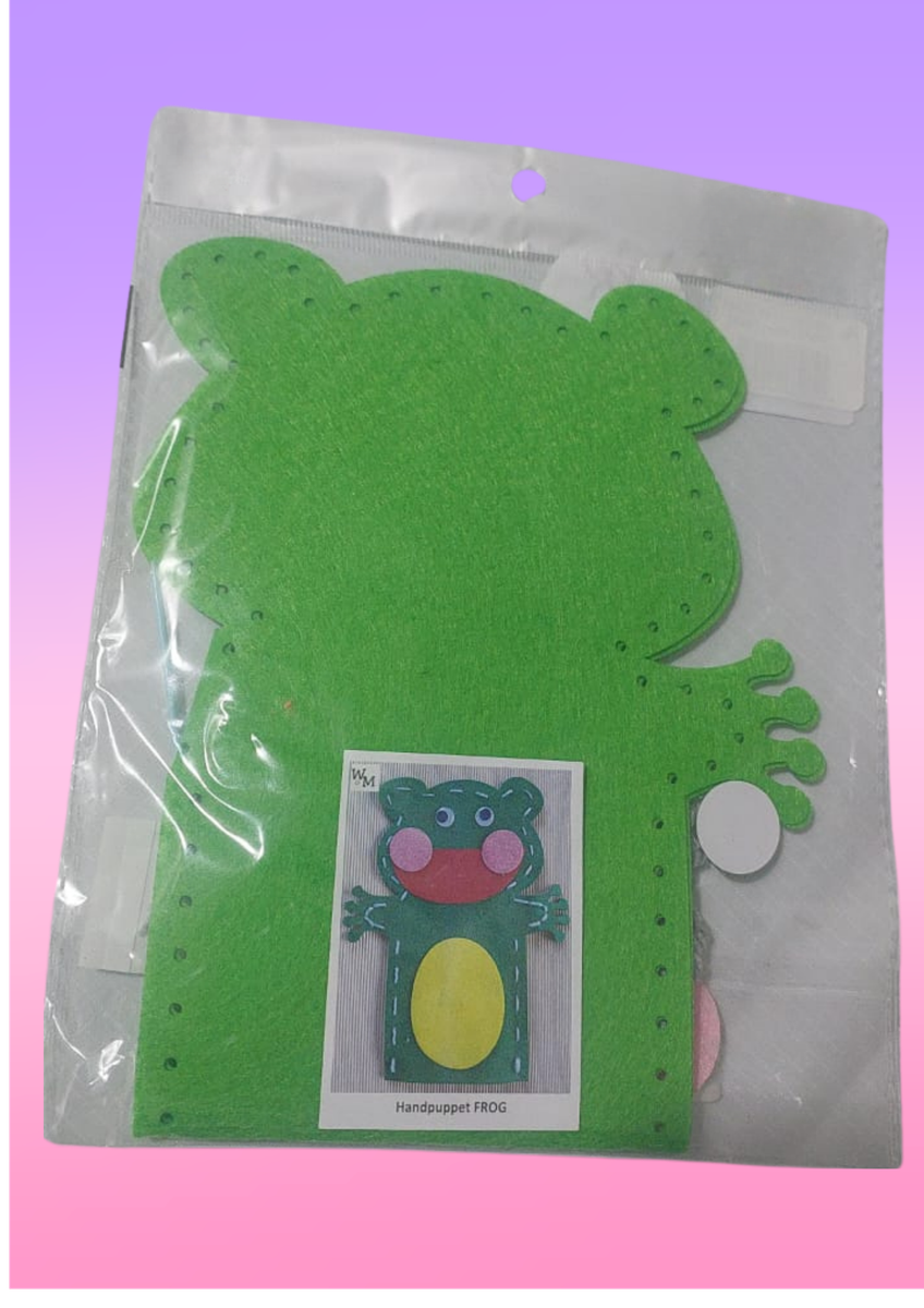 DIY hand puppet kit - frog