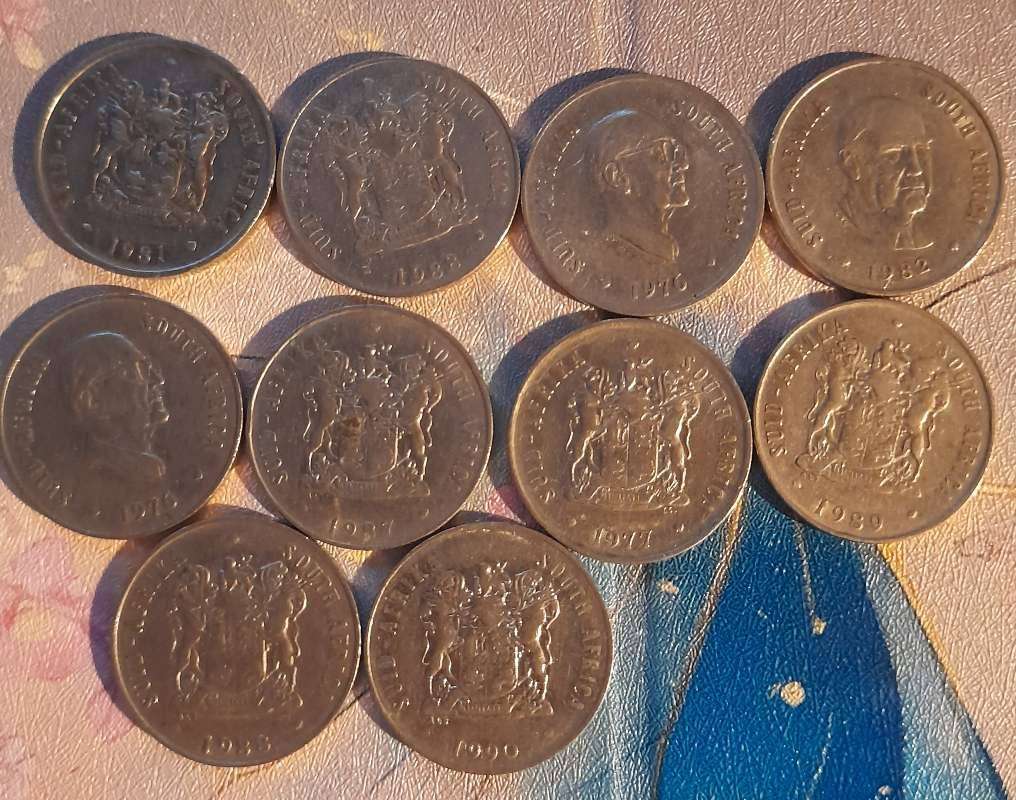 10 x 20c coin South Africa