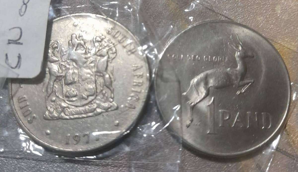 1977 R1 coin South Africa