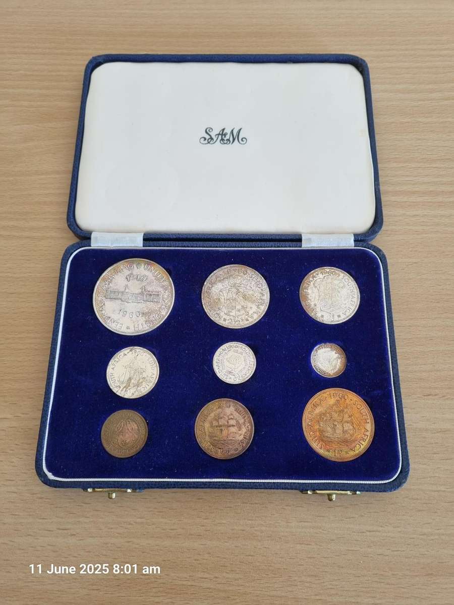 ****1960 SHORT PROOF SET IN SA MINT BOX****
