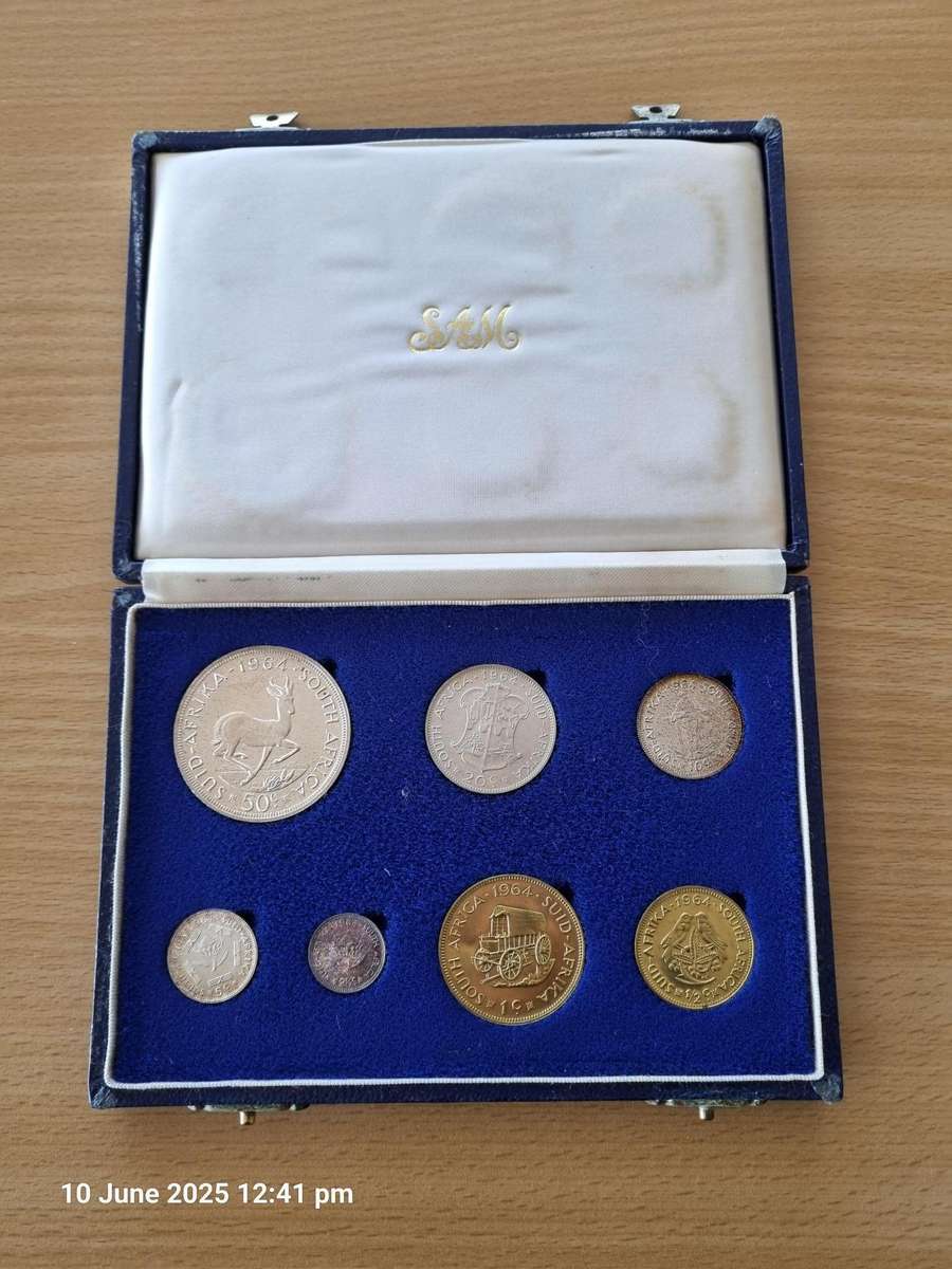 ****1964 SHORT PROOF SET IN SA MINT BOX****