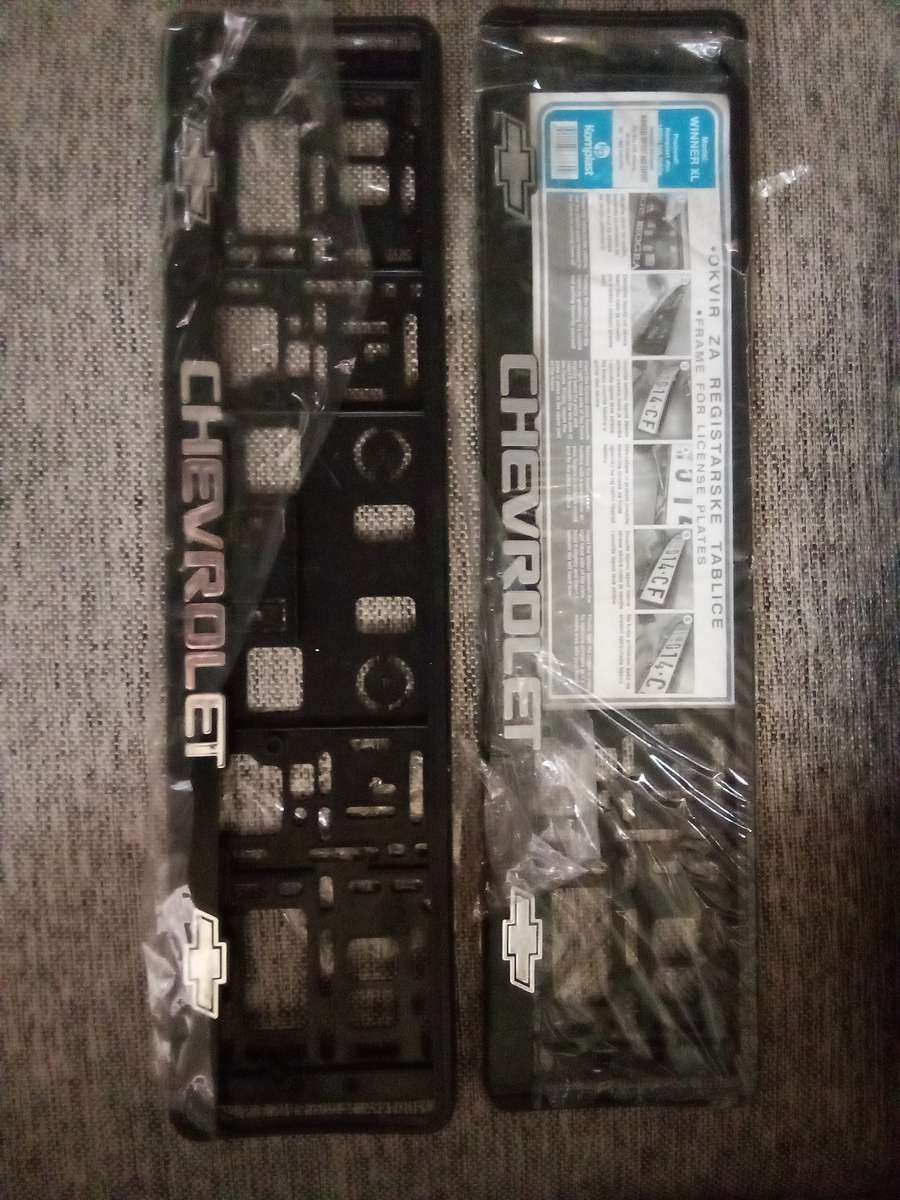 Number plate holders