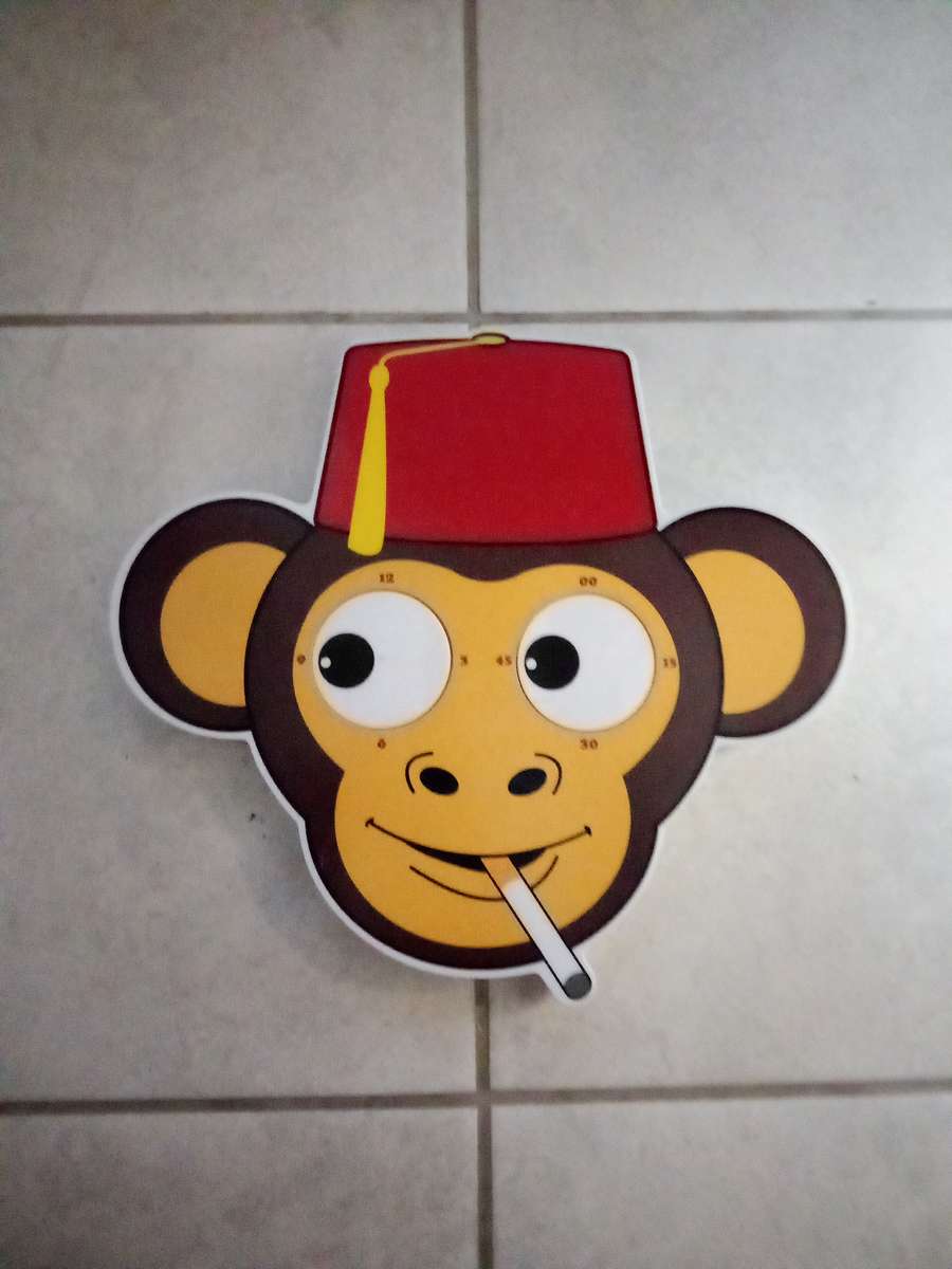 Antique Monkey clock