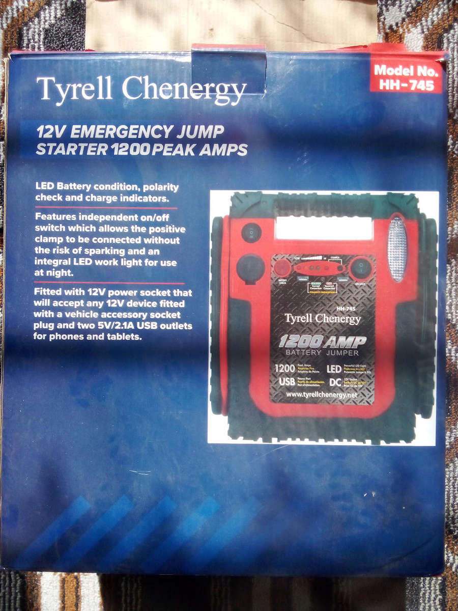 12V Emergency Jump Starter