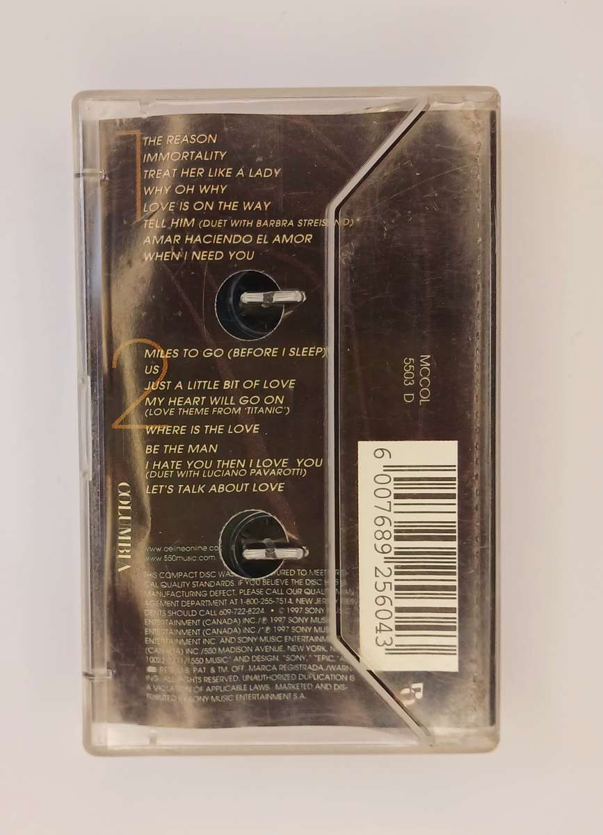 Celine Dion - Let's talk about love (Cassette)