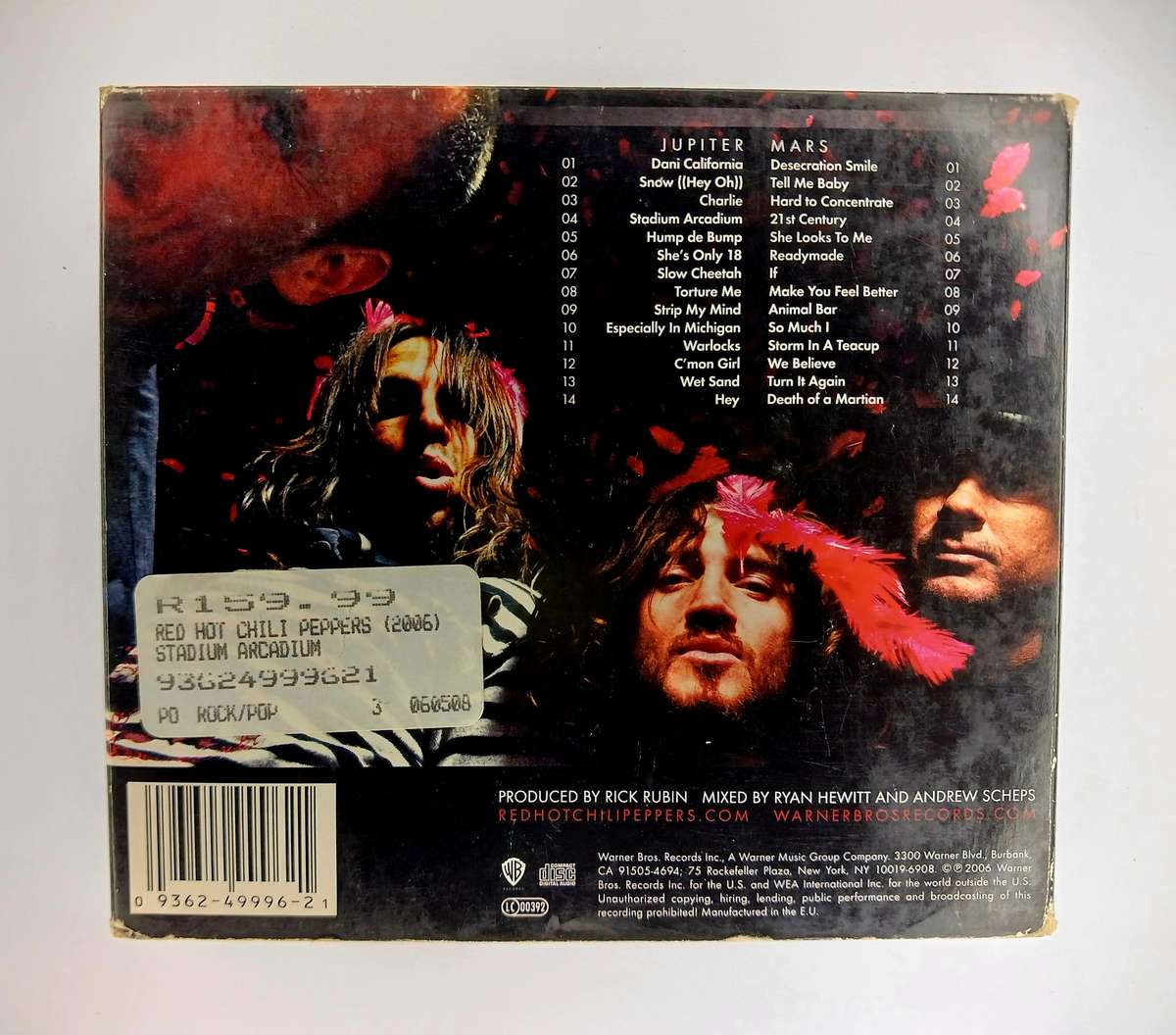 Red Hot Chili Peppers - Stadium Arcadium CD