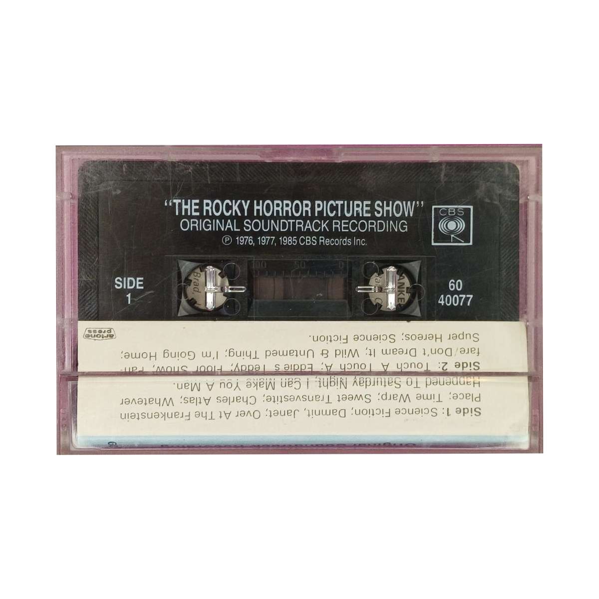 Rocky Horror Picture Show Soundtrack Cassette