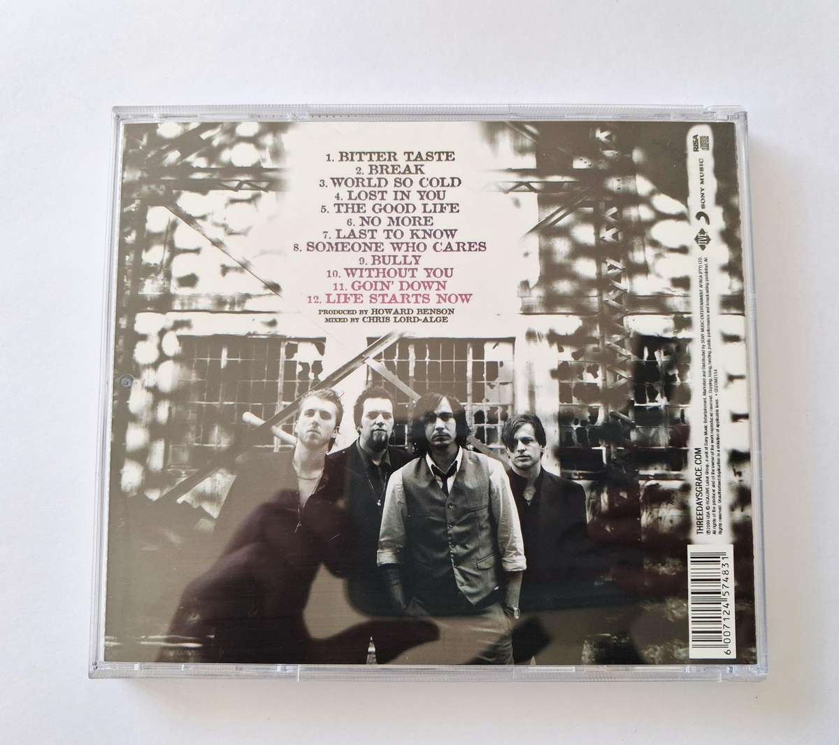 Three Days Grace  Life Starts Now CD