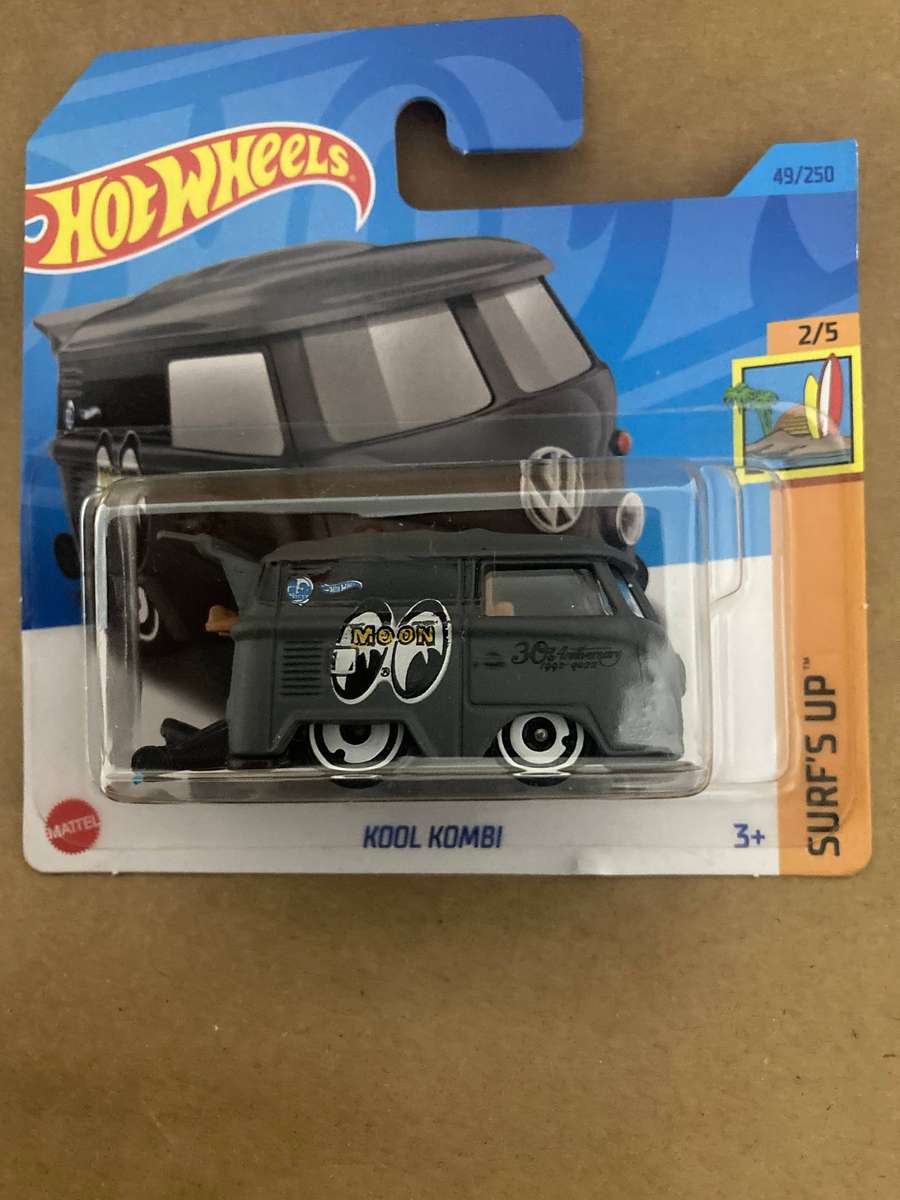 Hot Wheels , Kool Kombi , grey , moon eyes , short card