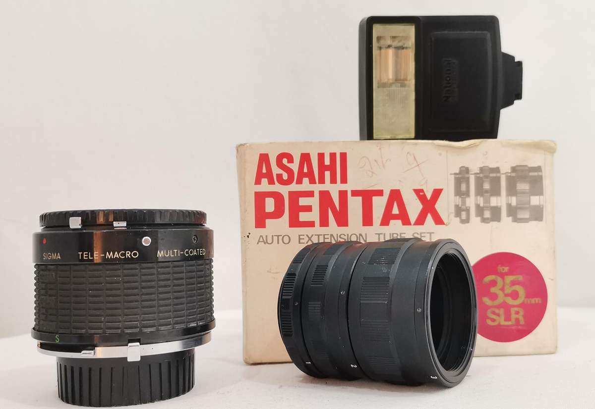 Minolta XG-M 35mm SLR Film Camera with Accessories