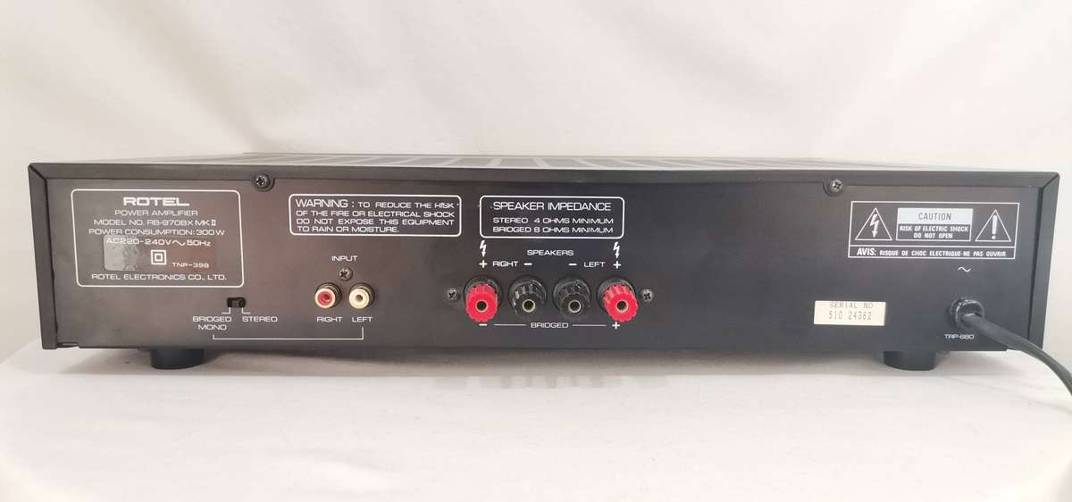 A LEGEND from the 90s! Rotel RB-970BX MK II Power Amplifier