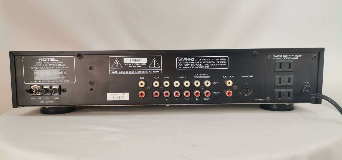 Rotel RTC-940AX Stereo Control Amplifier (Pre-Amp / Tuner)