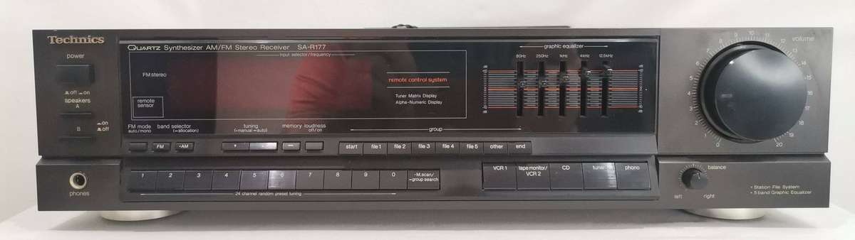 Technics SA-R177 Stereo Receiver / Amplifier