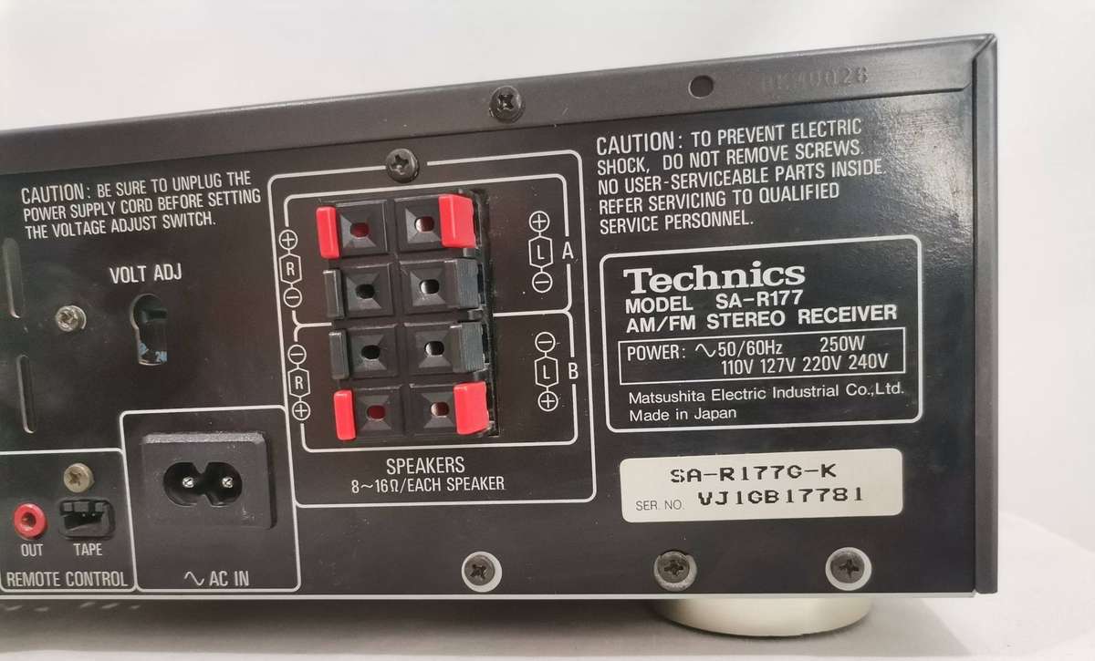 Technics SA-R177 Stereo Receiver / Amplifier