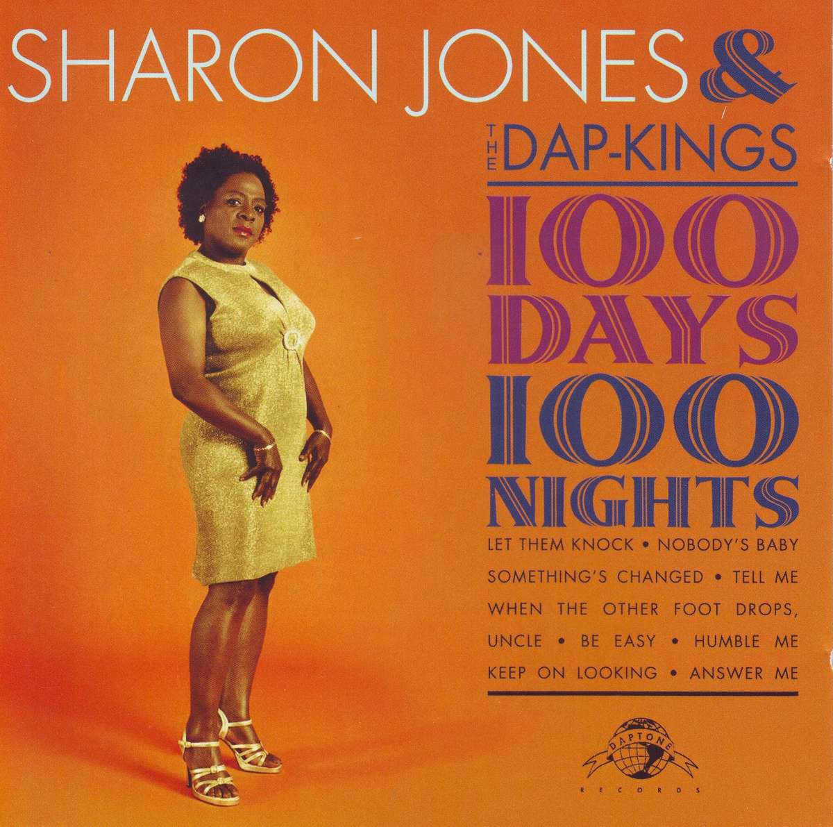 SHARON JONES & THE DAP-KINGS - 100 days, 100 nights (CD) CDRPM 2009  EX