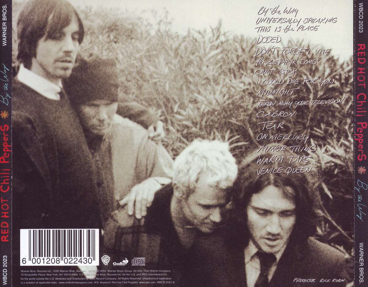 RED HOT CHILI PEPPERS - By the way (CD)  NM-