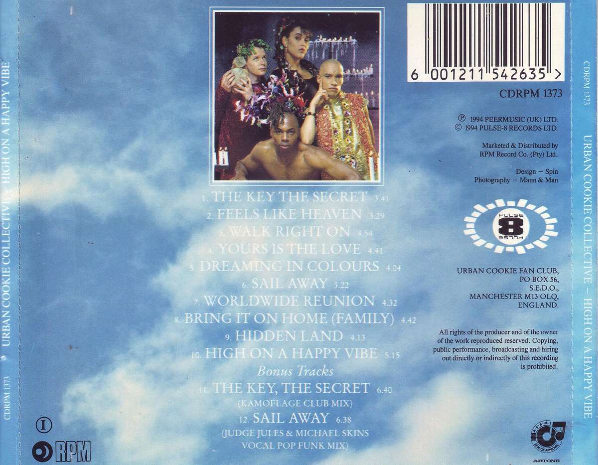 URBAN COOKIE COLLECTIVE - High on a Happy Vibe (CD) CDRPM 1373