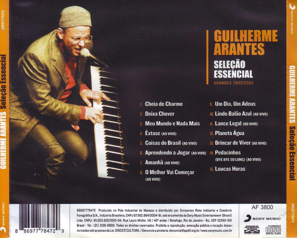 GUILHERME ARANTES - Selecao essencial (CD) 88697778472 NM