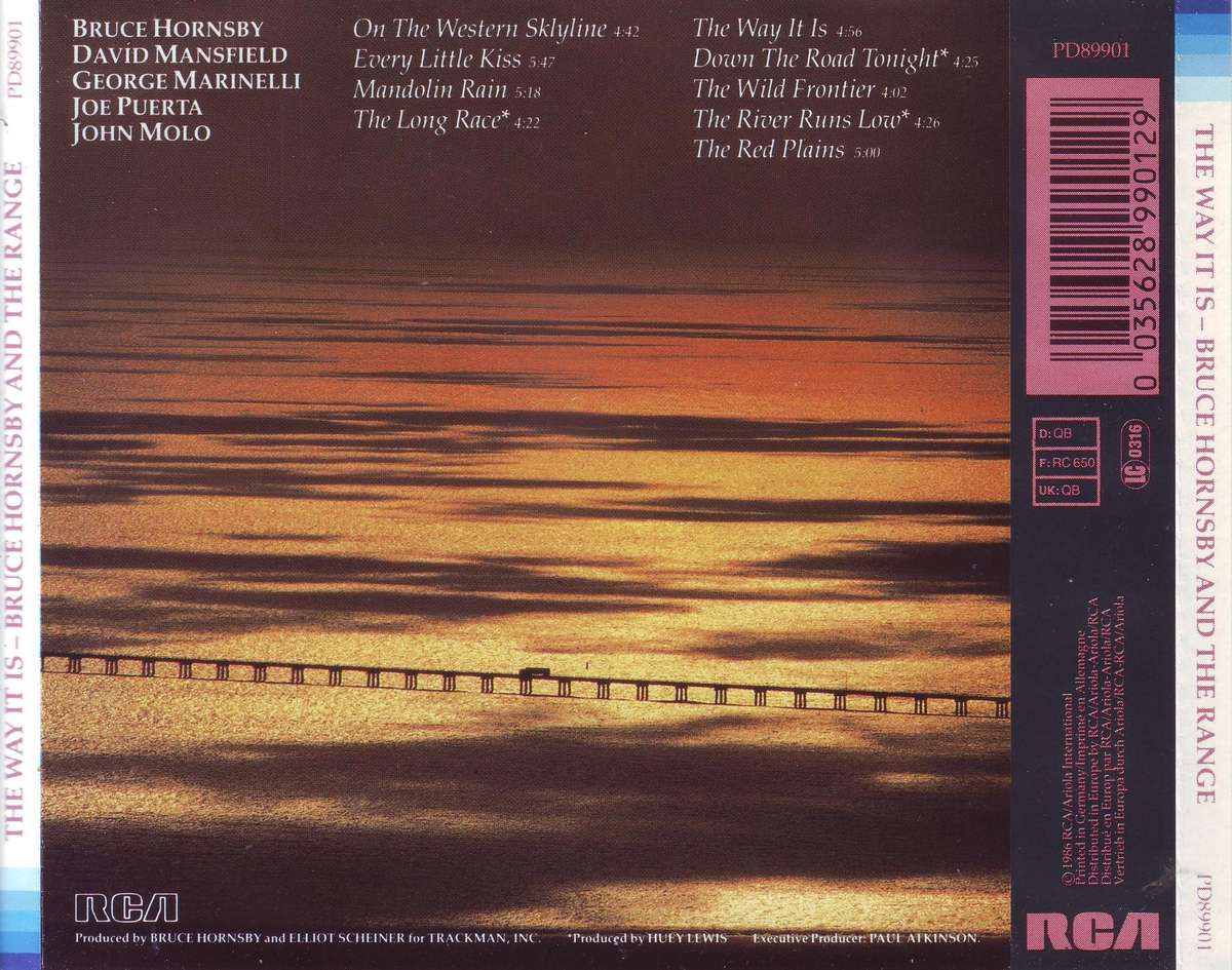 BRUCE HORNSBY AND THE RANGE - The way it is (CD) PD89901 EX