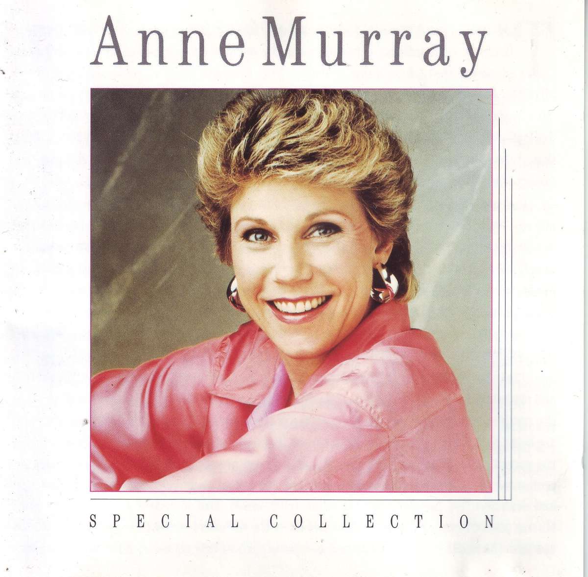 ANNE MURRAY - Special collection (CD) CDP 7 97073 2 EX