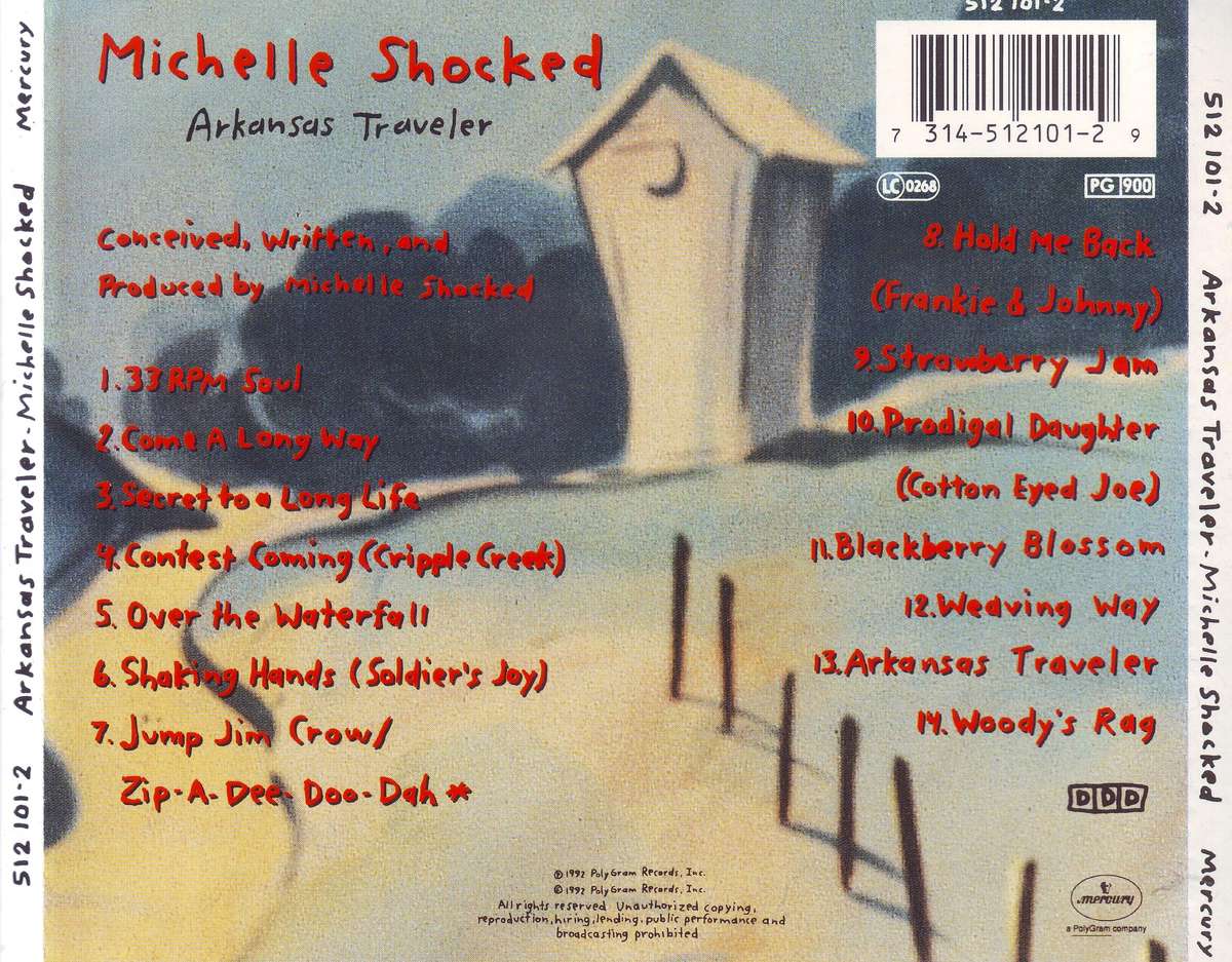 MICHELLE SHOCKED - Arkansas traveler (CD) 512 101-2 NM-
