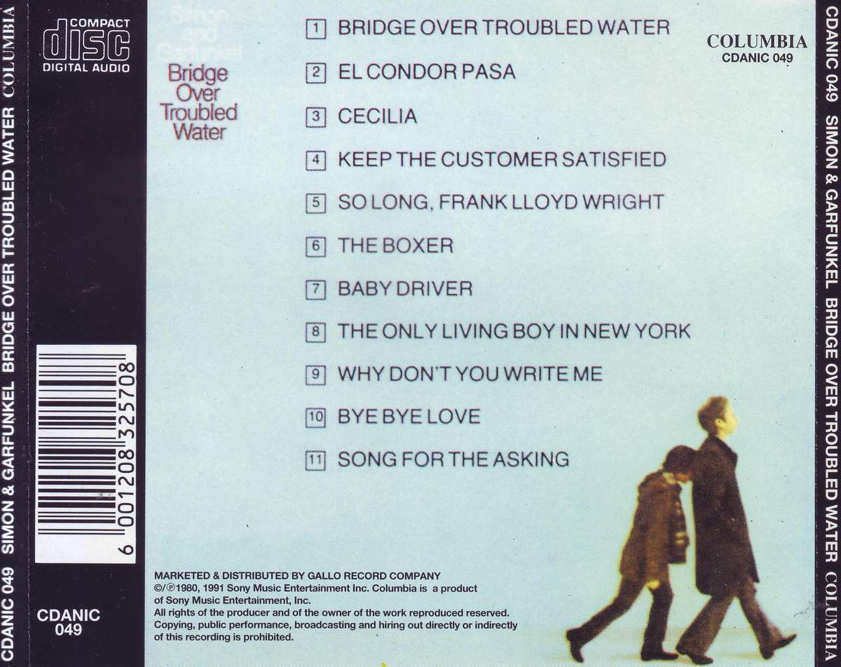 SIMON & GARFUNKEL - Bridge over troubled water (CD) CDANIC 049 NM