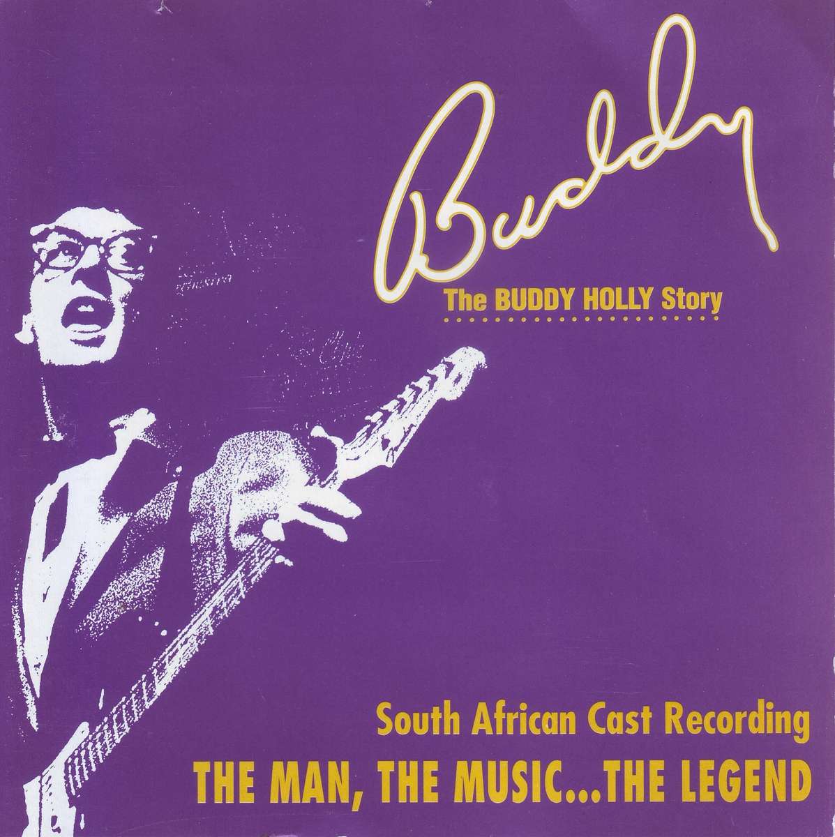 BUDDY: THE BUDDY HOLLY STORY - South African Cast Recording (CD) CDBSP(WM)2011 VG to VG+